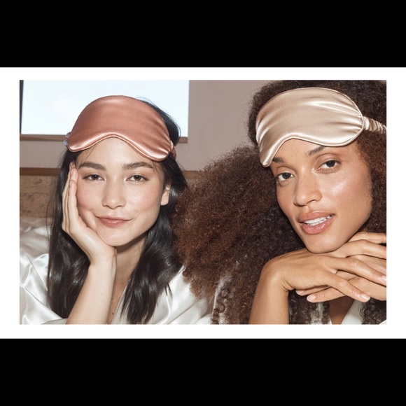 ❌❌SOLD❌❌slip Pure Silk Sleep Mask Bridesmaid/ 4 Avail bridal wedding season - Picture 6 of 17